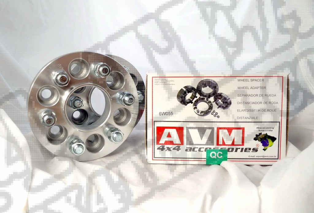 Dystanse AVM 6x114,3 na 6x114,3 grubość 1.5" (38,1mm)