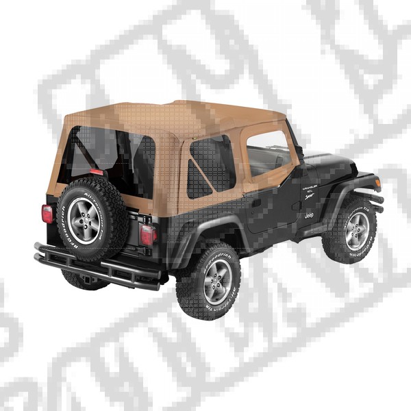 Plandeka PREMIUM z płótna Sailcloth Replace-A-Top Spice 97-02 Jeep TJ Wrangler