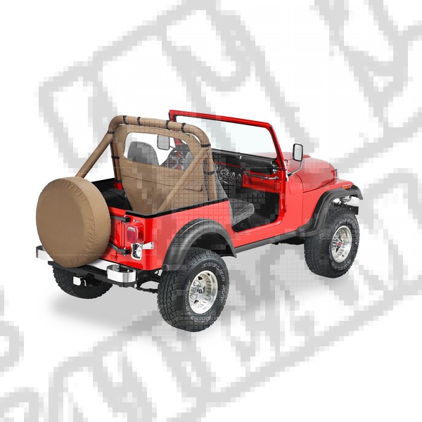 Tylna osłona kabiny przed wiatrem Windjammer Spice 80-95 Jeep CJ i Wrangler