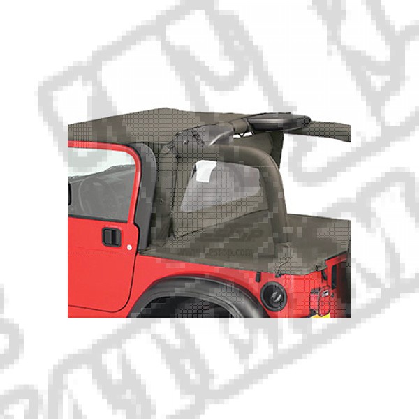 Tylna osłona kabiny przed wiatrem Windjammer Khaki Diamond 03-06 Jeep Wrangler