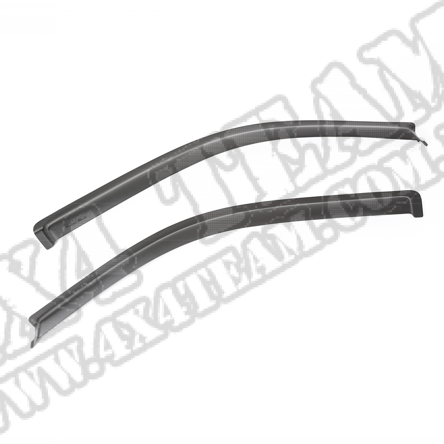 Przednie owiewki, czarny mat, 09-14 Ford F150 Crew Cab Pickup