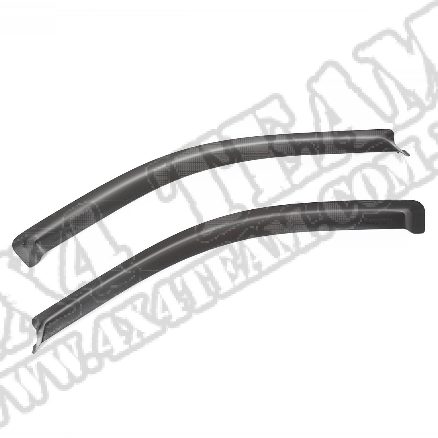 Przednie owiewki, czarny mat, 04-08 Ford F150 Crew Cab Pickup
