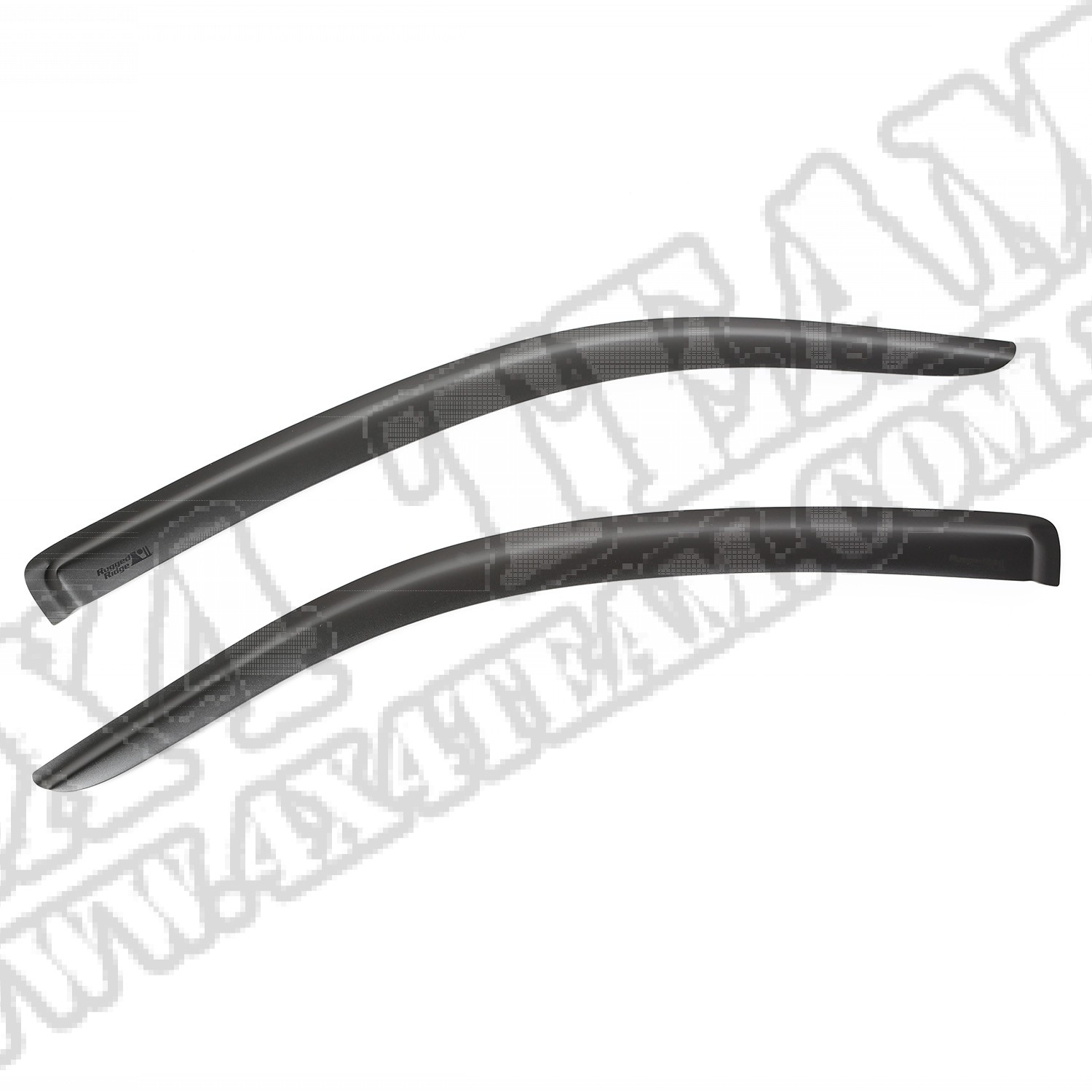 Przednie owiewki, czarny mat, 07-14 Toyota Tundra CrewMax Pickup