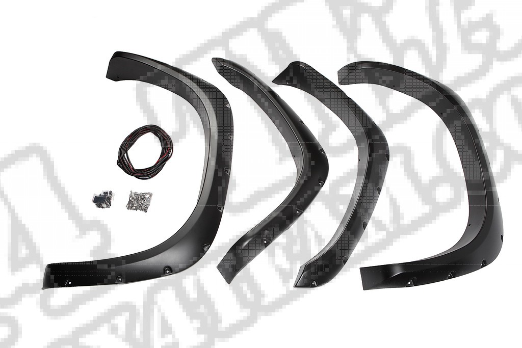 All Terrain Fender Flare Kit, 4 Piece; 09-12 Ram 1500 Pickups