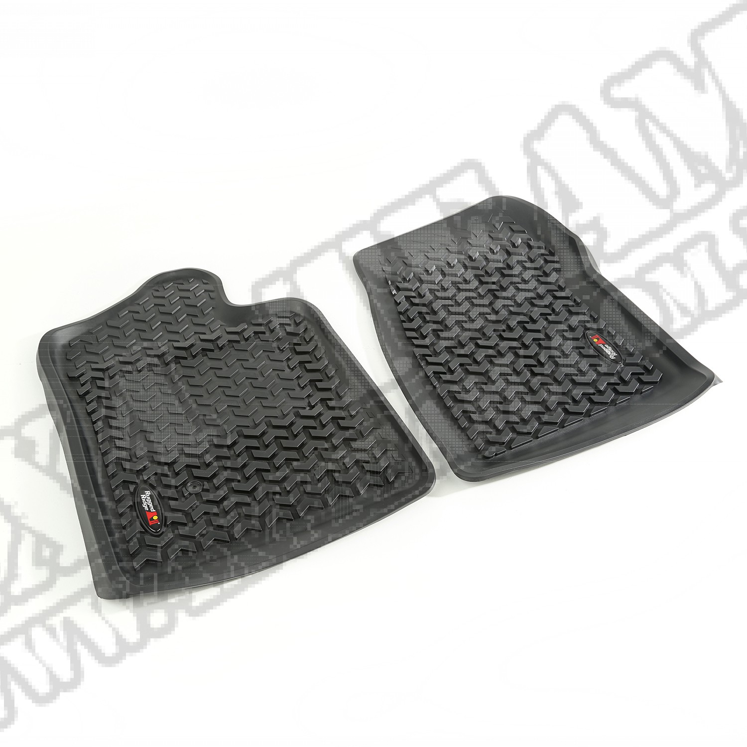 Floor Liner, Front; Black, 2007-2013 Chevrolet / GMC Silverado / Sierra 1500 Regular Cab  