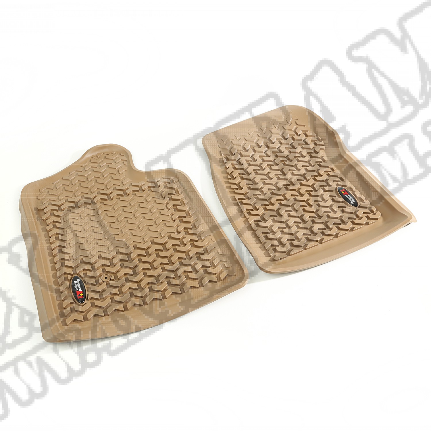 Floor Liner, Front; Tan, 2007-2013 Chevrolet / GMC Silverado / Sierra 1500 Regular Cab  