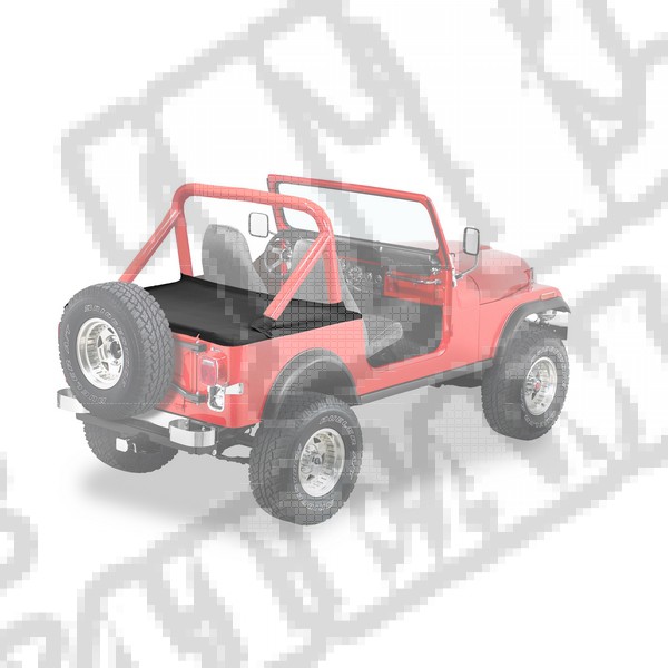 Tylna osłona przestrzeni ładunkowej Duster Czarny 80-91 Jeep CJ7 i Wrangler