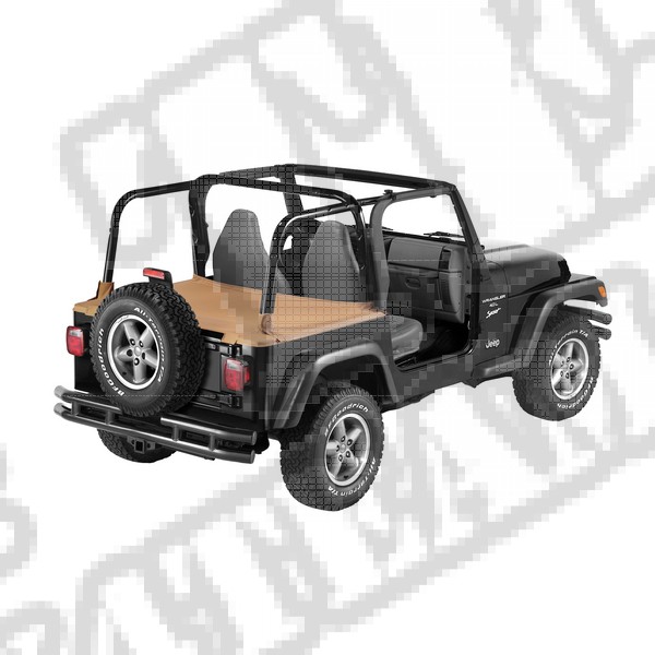 Tylna osłona przestrzeni ładunkowej Duster Spice 97-02 Jeep Wrangler z plandeką Supertop