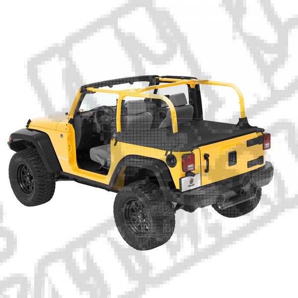 Tylna osłona przestrzeni ładunkowej Duster Czarny Diamond 07-12 Jeep 4 drzwiowy JK Wrangler