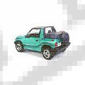 Brief czarny Denim 95-97 Suzuki Sidekick