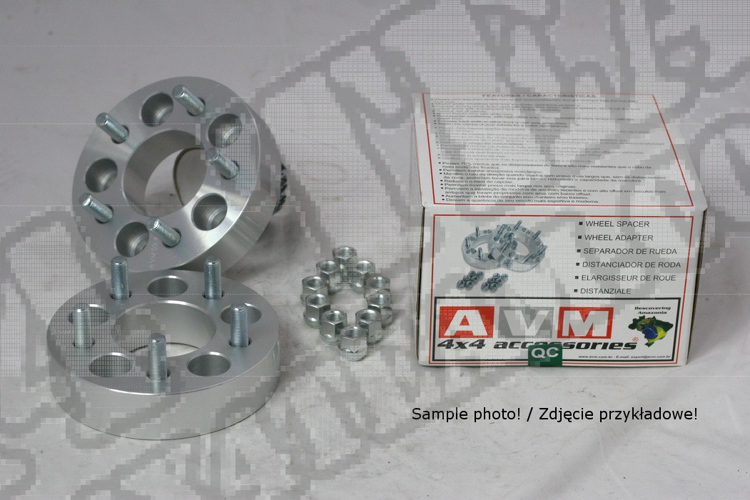 Dystanse AVM 5x165,1 na 5x165,1 grubość 1.5" (38,1mm)