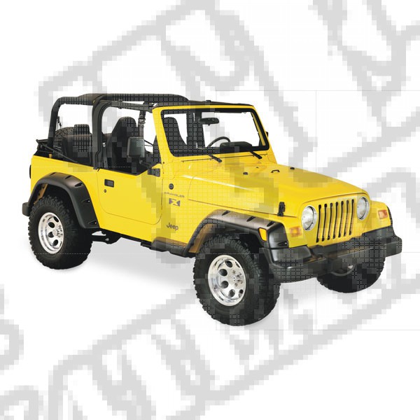 Zestaw nakładek błotników Euro-Rubicon 97-06 Jeep Wrangler