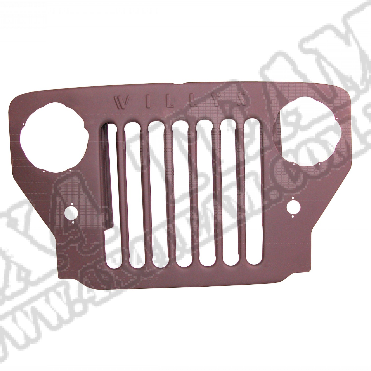 Grille, Willys Script; 53-64 Willys CJ3B