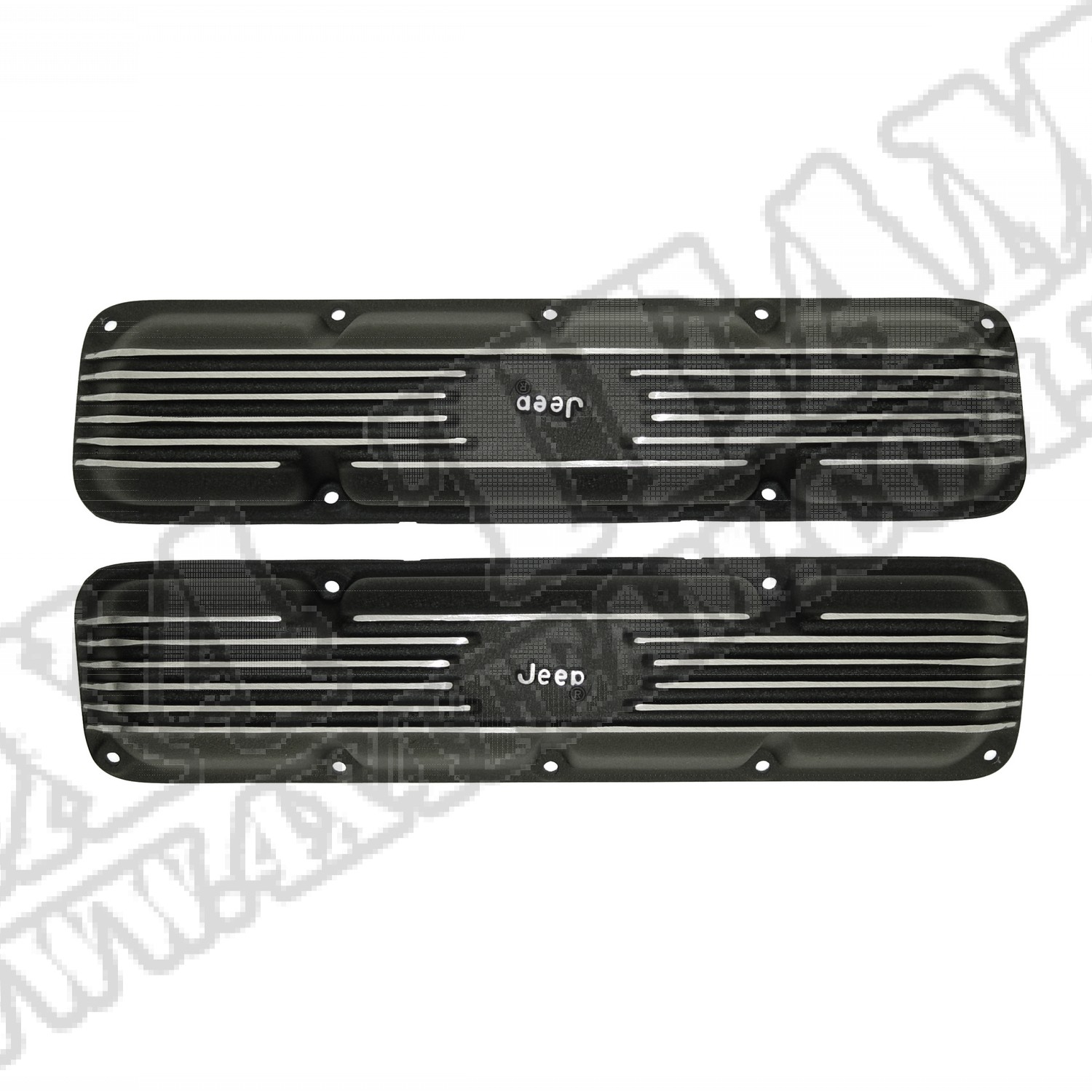 Engine Valve Cover Kit, Jeep Script; 72-91 CJ/YJ/XJ/SJ, 5.0L/5.9L/6.6L