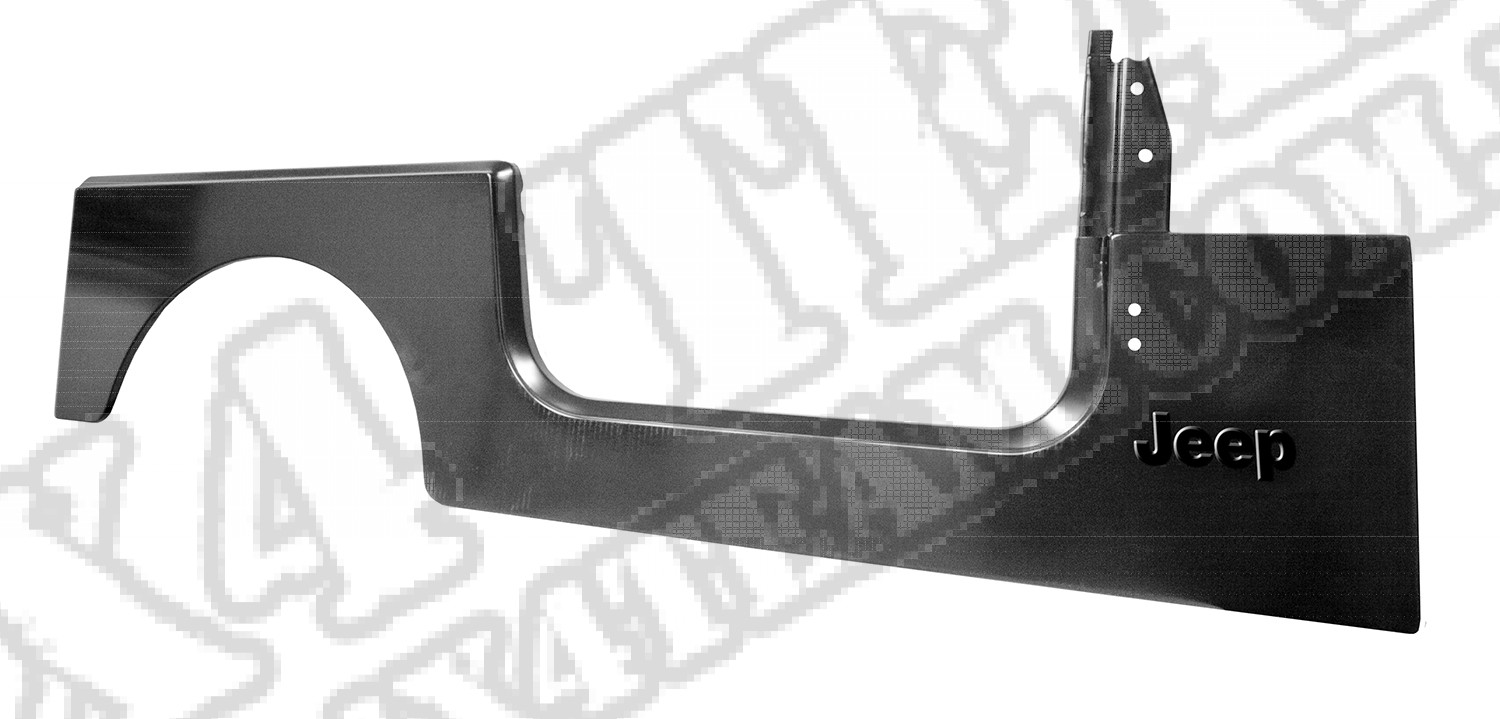 Quarter Panel, Right, Jeep Logo; 76-86 Jeep CJ7/87-95 Wrangler YJ