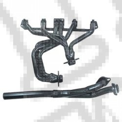 Steel Header 4.2L 87-90 Jeep YJ Wrangler