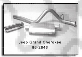 TFX Zestaw wydechu za katalizatorem 93-98 Jeep ZJ Grand Cherokee