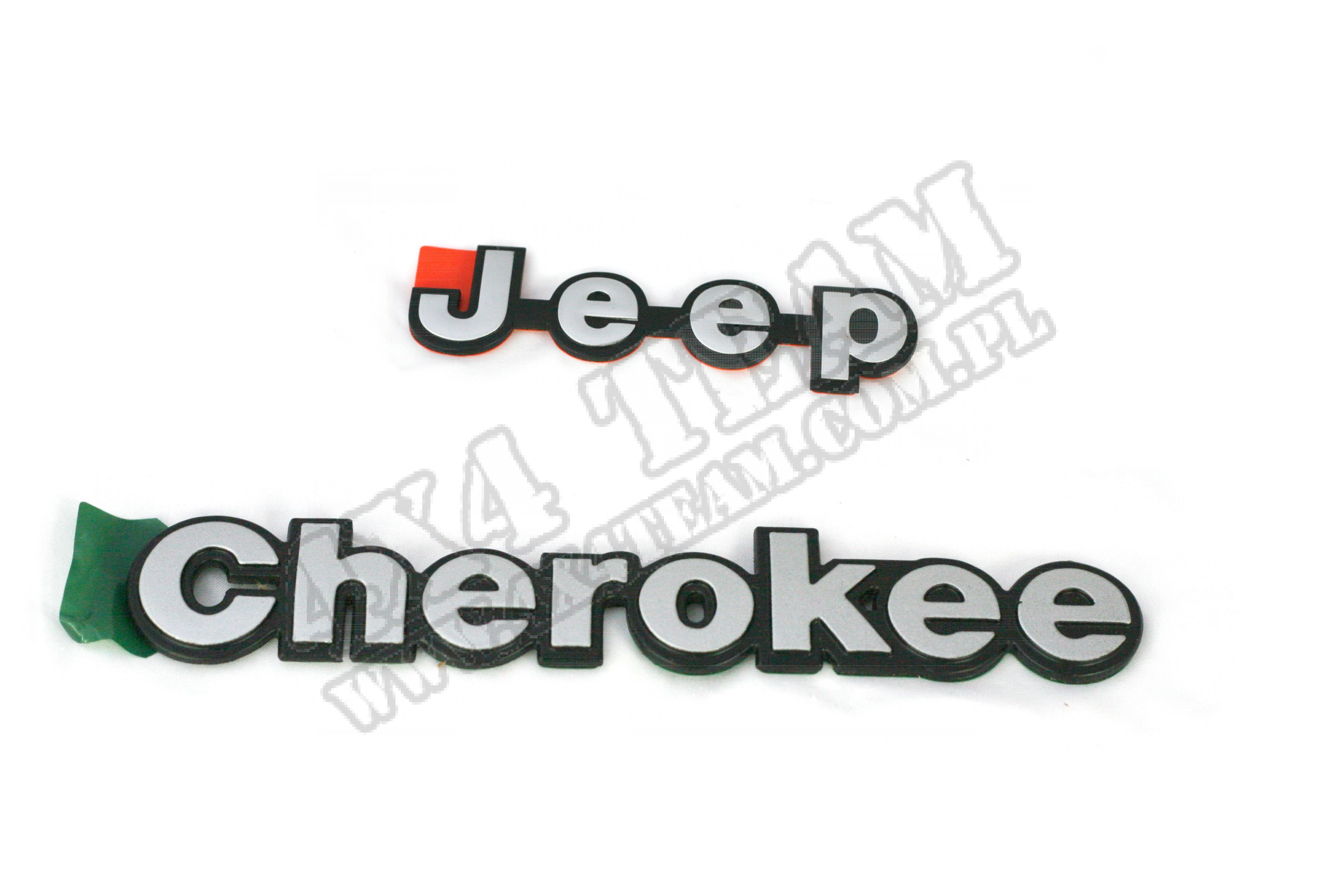 Napis "JEEP" srebrny