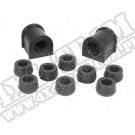 Suspension Stabilizer Bar Bushing Kit, Front, Black, 15/16; 87-95 YJ