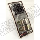 Suspension Stabilizer Bar Bushing Kit, Front, Black, 7/8 In; 76-86 CJ
