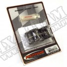Suspension Track Bar Bushing Kit, Rear, Black; 97-06 Jeep Wrangler TJ