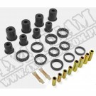 Suspension Control Arm Bushing Kit, Front, Black; 84-01 Cherokee XJ