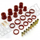 Suspension Control Arm Bushing Kit, Front, Red; 97-06 Jeep Wrangler TJ