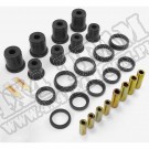 Suspension Control Arm Bushing Kit, Front, Black; 97-06 Wrangler TJ