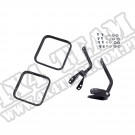 Lusterka zestaw, czarne, 55-86 Jeep CJ