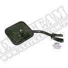 Lusterko z ramieniem, czarne, lewa strona 55-86 Jeep CJ