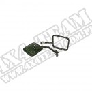 Lusterka zestaw, czarne, 87-95 Jeep Wrangler (YJ)