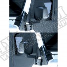 Lusterka zestaw czarne 87-06 Jeep Wrangler