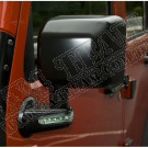Lusterko z kierunkowskazami LED lewe czarne 07-15 Jeep Wrangler (JK)