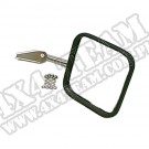 Lusterko z ramionem, prawe, stal nierdzewna, 55-86 Jeep CJ