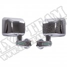 Lusterka z kier. zestaw, chrom, 07-15 Jeep Wrangler (JK)
