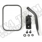 Odpinane lusterko boczne, czarna tekstura, kwadratowe, 97-15 Wrangler