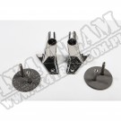 Mocowania lusterek, stal nierdzewna, 07-15 Jeep Wrangler JK
