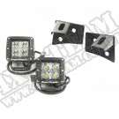 Zestaw lamp kwadr. LED z mocowaniami 07-15 Jeep Wrangler JK