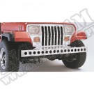 Zderzak przedni z otworami, stal nierdzewna, 97-95 Jeep Wrangler YJ