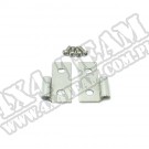 Zawiasy dolne, stal nierdzewna 76-06 Jeep CJ/Wrangler 