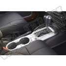 Ozdoba konsoli środkowej, srebrna, skrz. auto. 11-15 Jeep Wrangler JK
