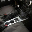 Ozdoba konsoli środkowej, srebrna, skrz. man. 11-15 Jeep Wrangler JK