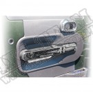 Ozdoba klamki drzwi przednich, chrom, 07-10 Jeep Wrangler JK