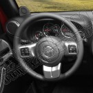 Ozdoby ramion kierownicy, grafit, 11-15 Jeep Wrangler JK