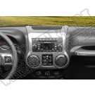 Ozdoba konsoli radia, grafit, 11-15 Jeep Wrangler JK