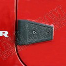 Zestaw osłon zawiasów drzwi, czarna tekstura,07-15 Jeep Wrangler JK 