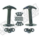 Klamry maski, czarne, 42-95 Jeep CJ/Wrangler