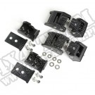 Zatrzaski maski, czarne, 07-15 Wrangler