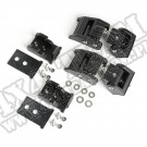 Zatrzaski maski, czarne, 97-06 Wrangler