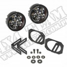 Zestaw lamp LED z uchwytami, okrągłe, 07-15 Jeep Wrangler